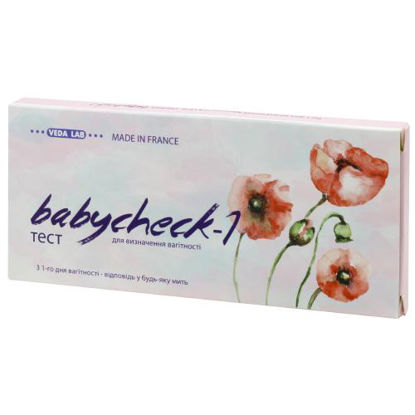 Світлина Тест для визначення вагітності Babycheck-1 (бейбічек)